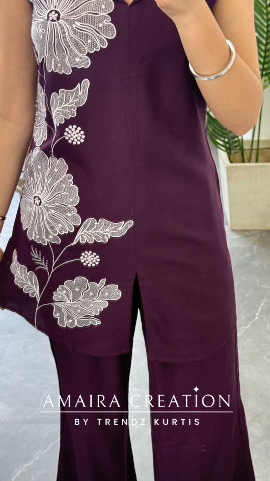 Premium Reyon Fabric Wine Colour