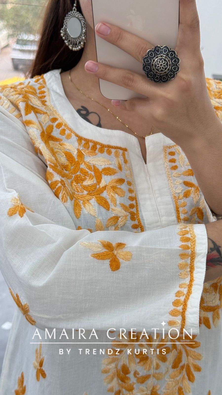 Aura Floral Mustard
