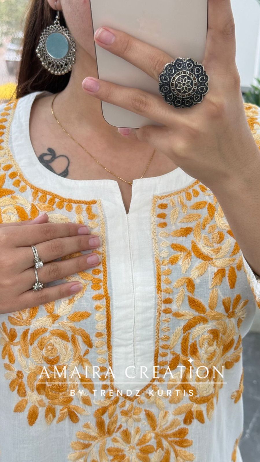 Aura Floral Mustard