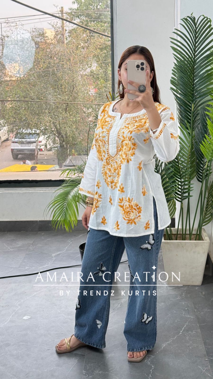 Aura Floral Mustard