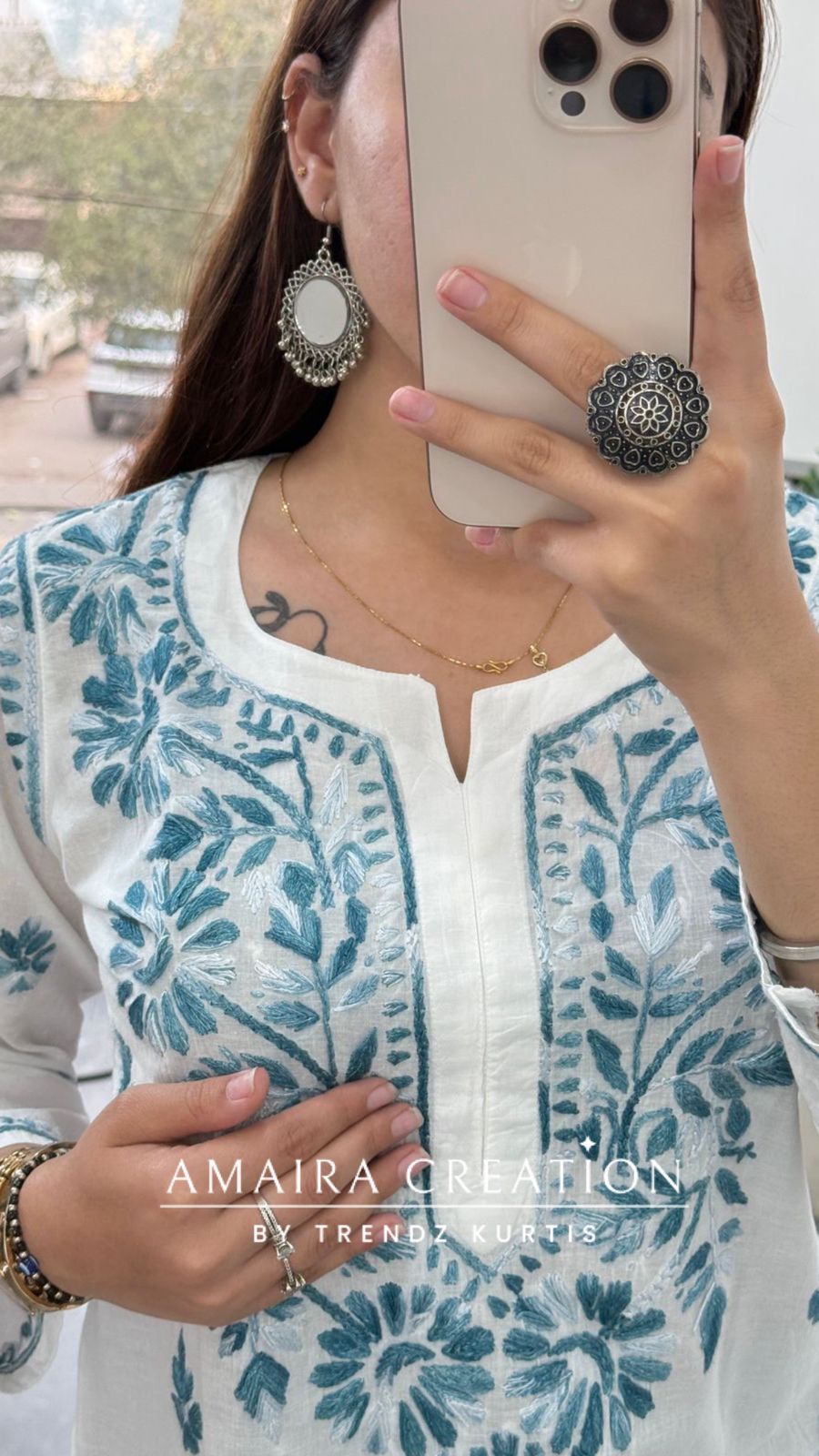 Aura Floral Sky Blue