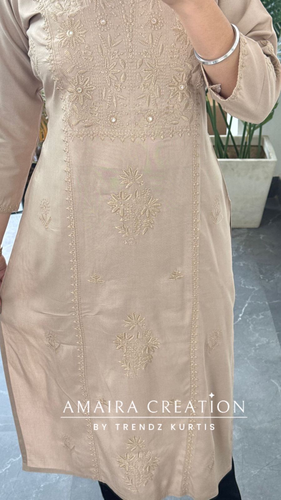 Amber Threadwork (Beige)