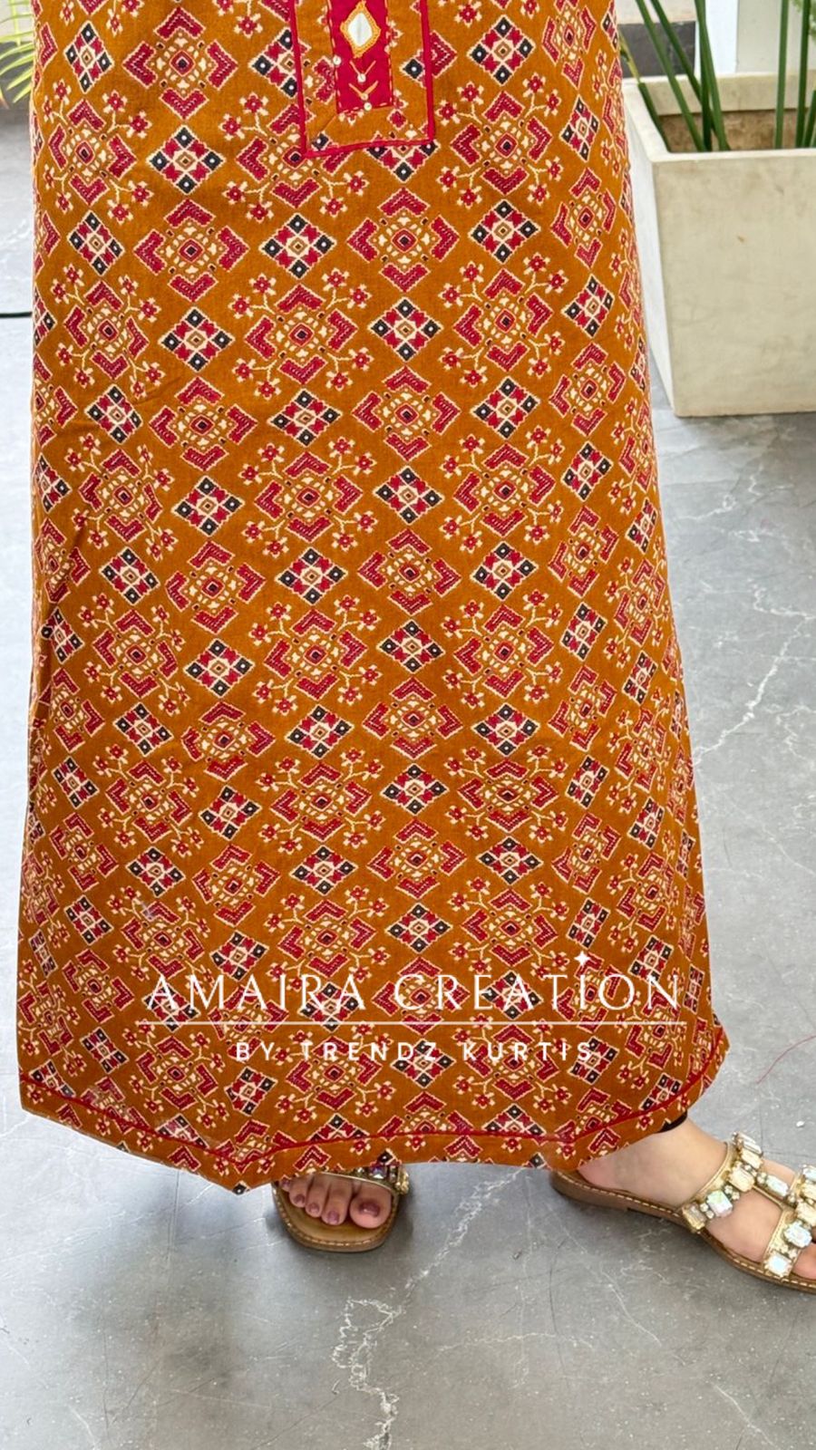 Premium Cotton Mustard Colour Jaipuri Print Unstitch Suit