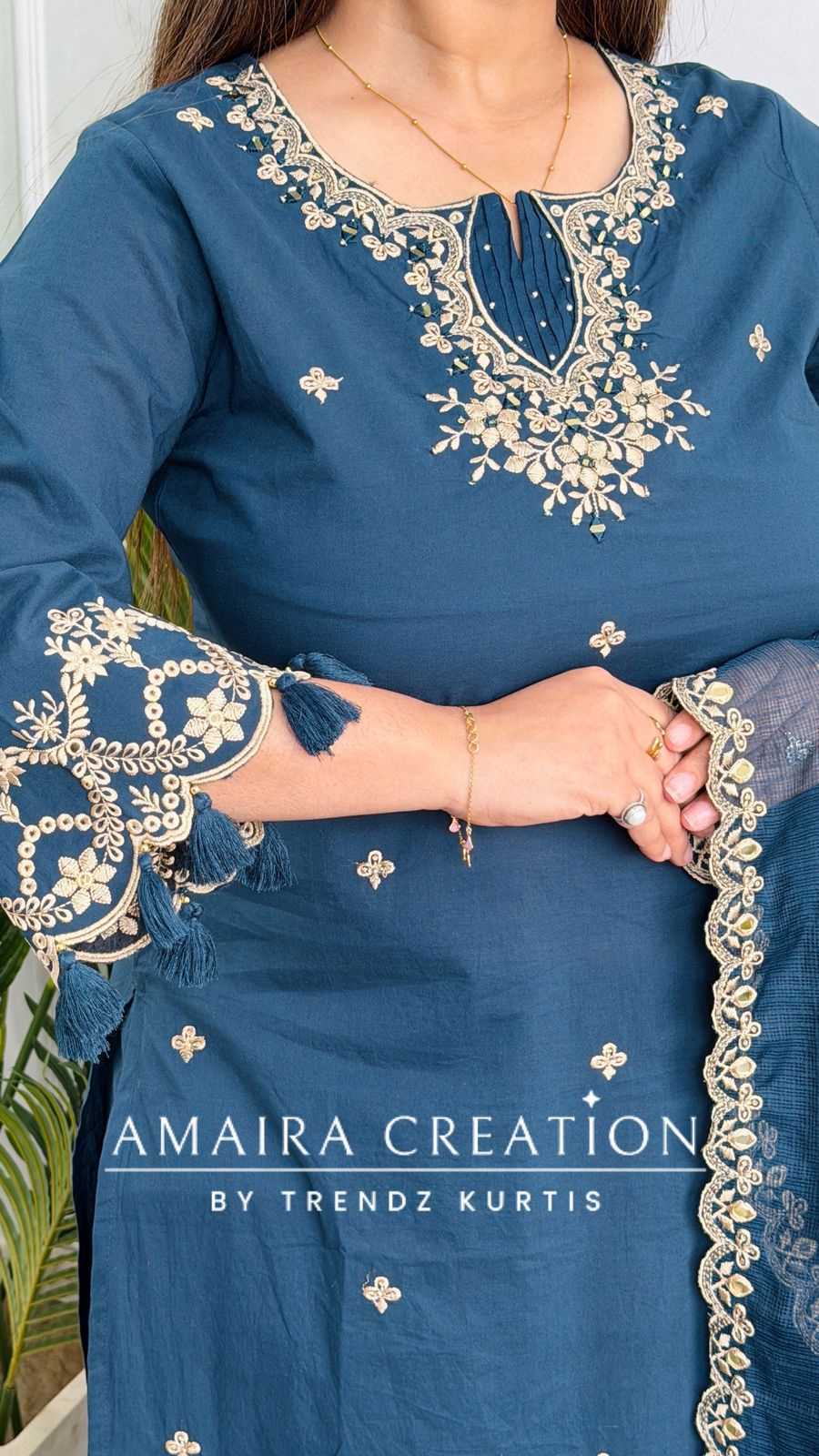 Inayat (Peacock Blue)