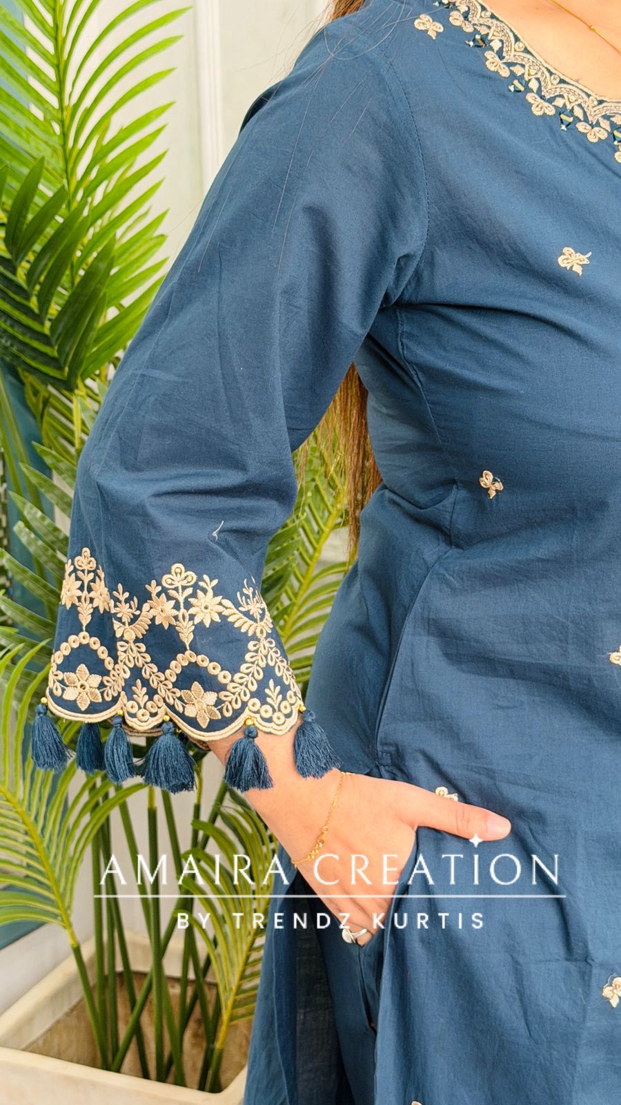 Inayat (Peacock Blue)