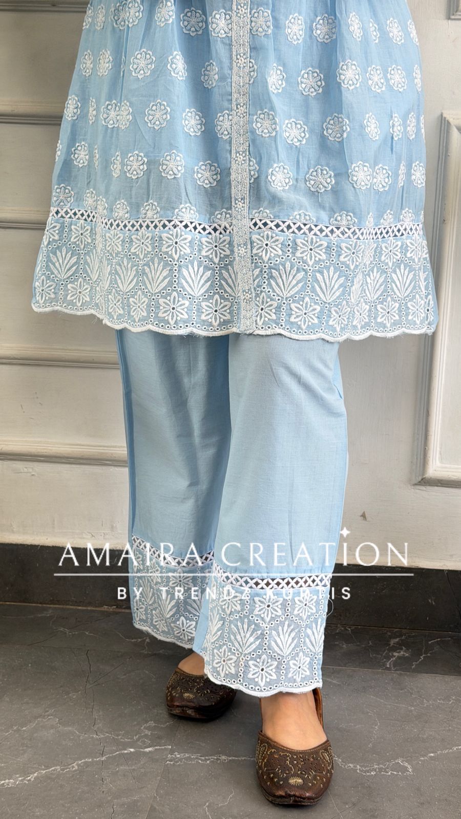 Mehrunissa (Sky Blue Color)