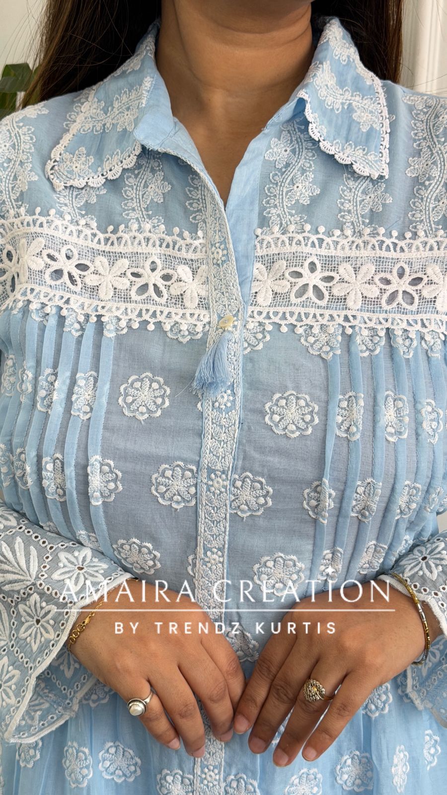 Mehrunissa (Sky Blue Color)