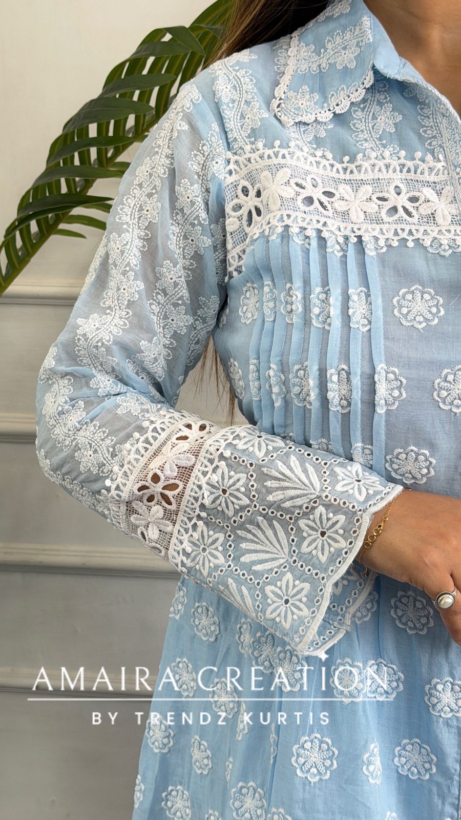 Mehrunissa (Sky Blue Color)