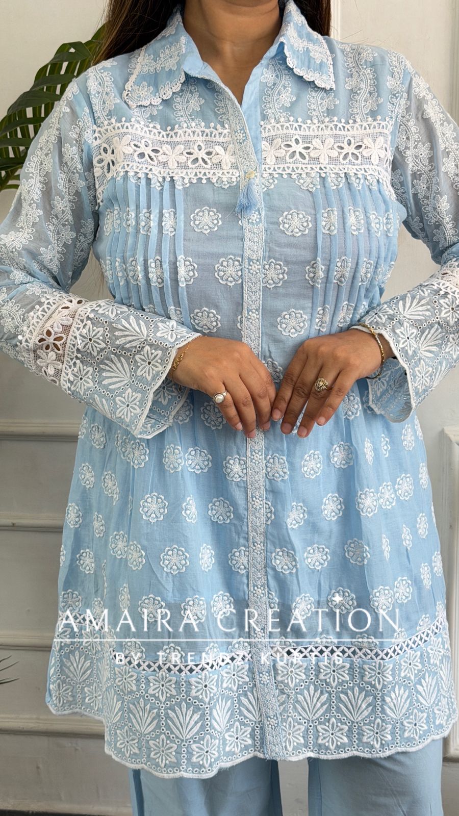 Mehrunissa (Sky Blue Color)