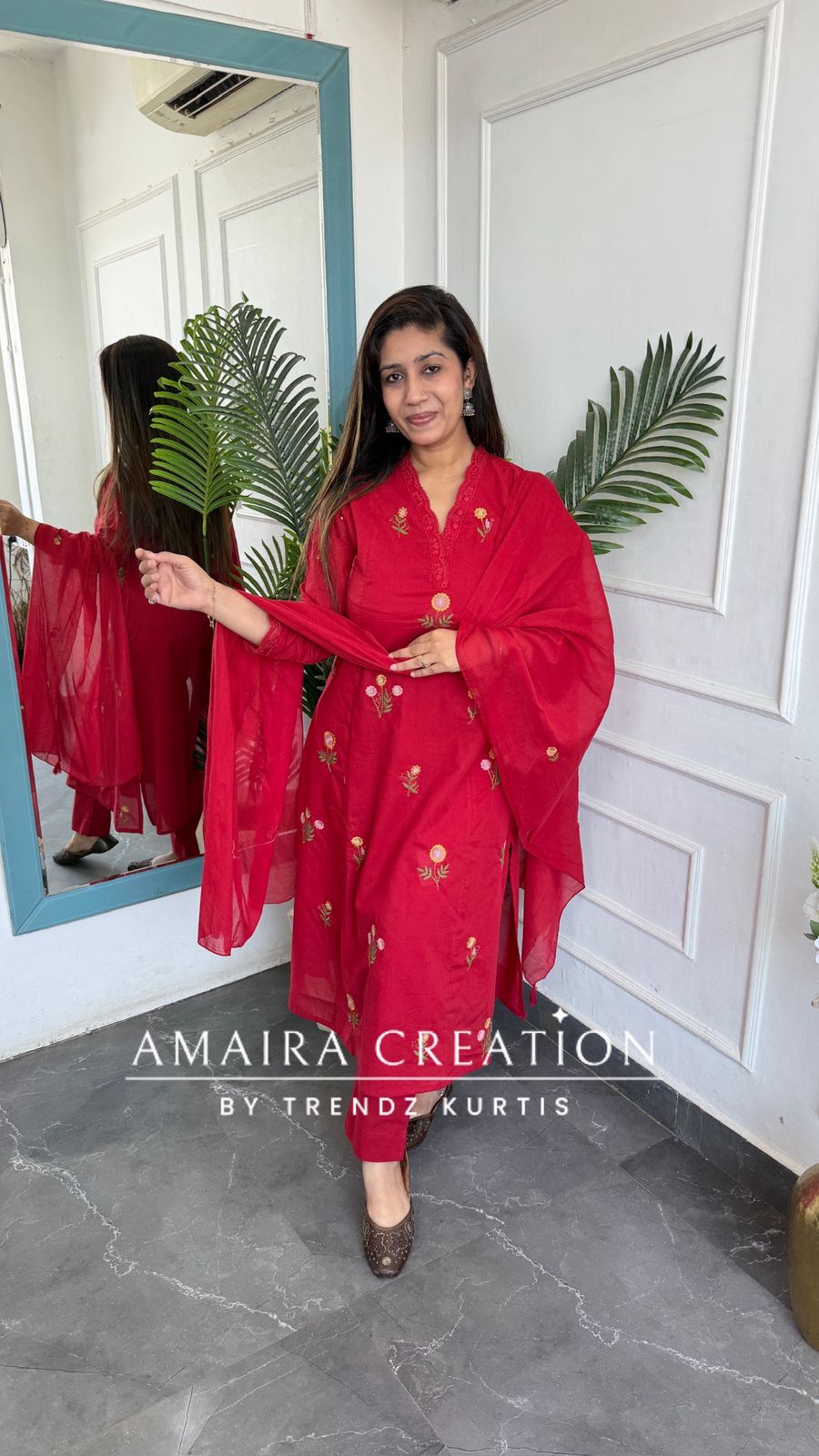 Indira ( Red Colour)