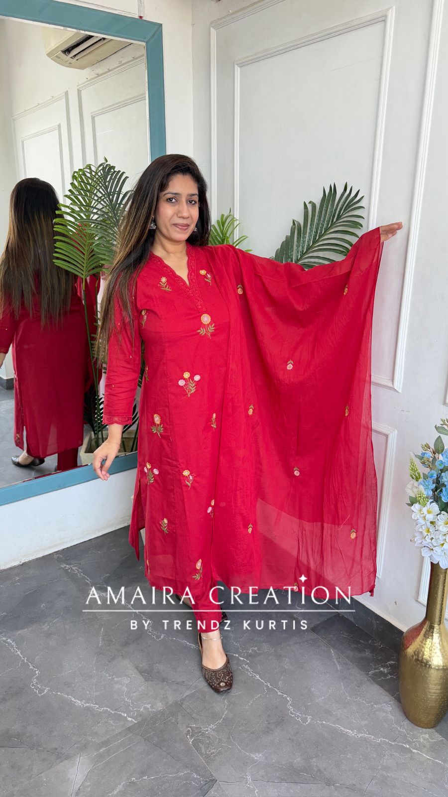 Indira ( Red Colour)