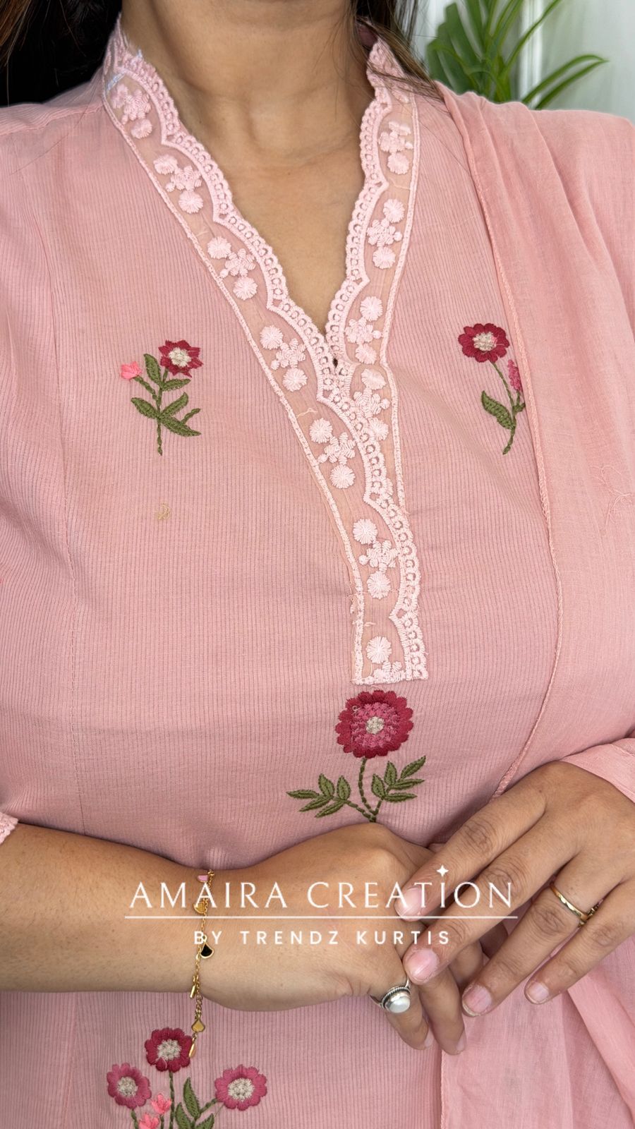 Indira (Peach Colour)