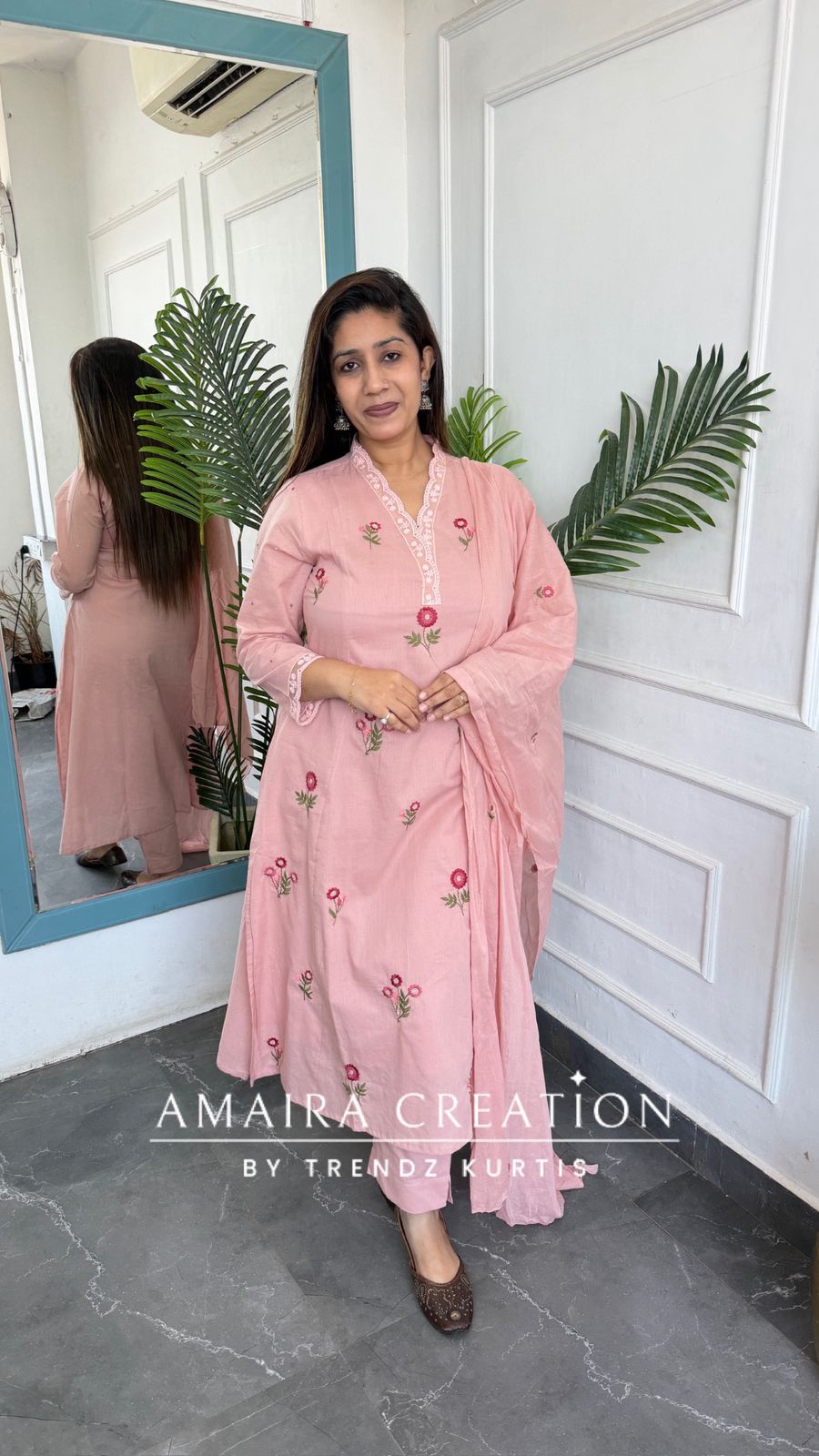 Indira (Peach Colour)