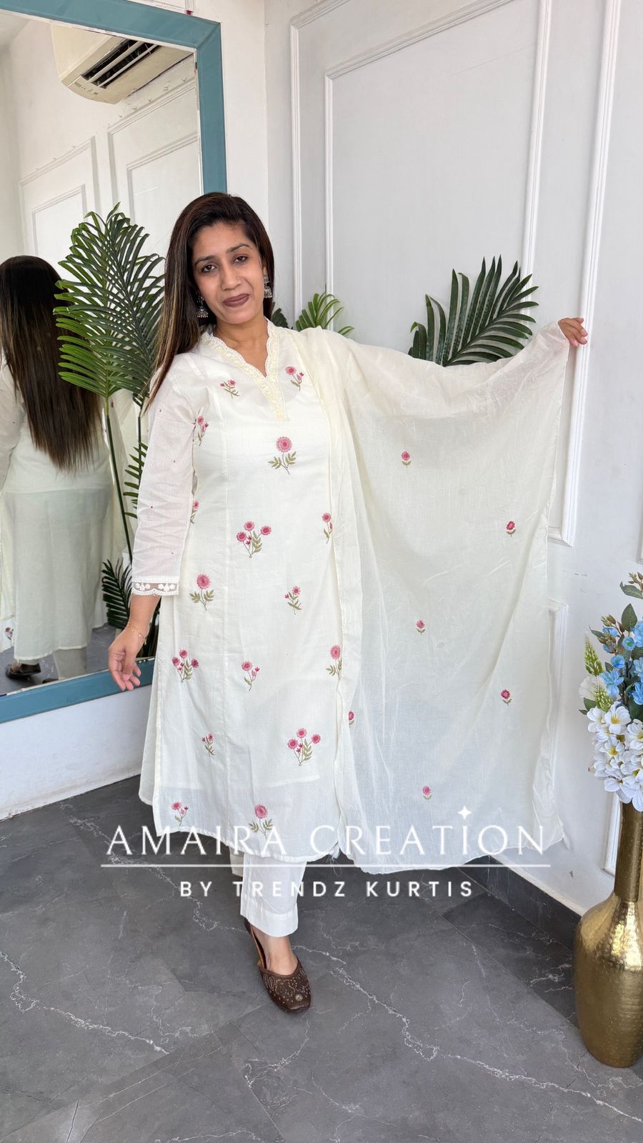 Indira (White Colour)