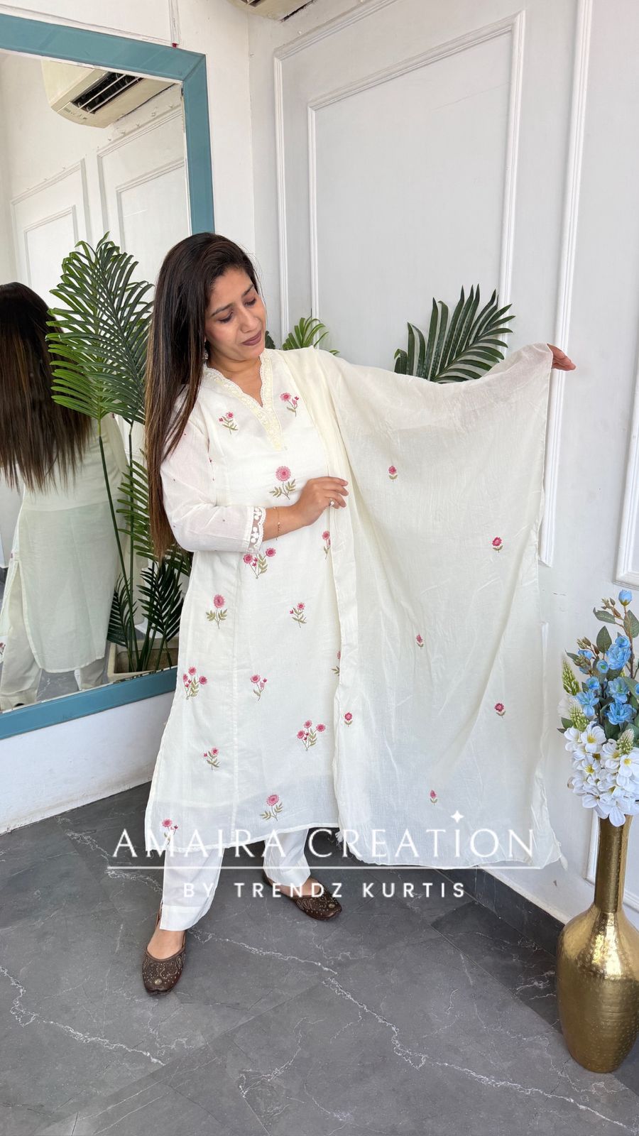 Indira (White Colour)