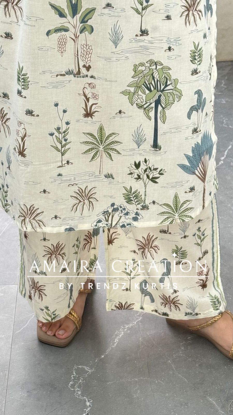 Safar (Cream Green Colour)