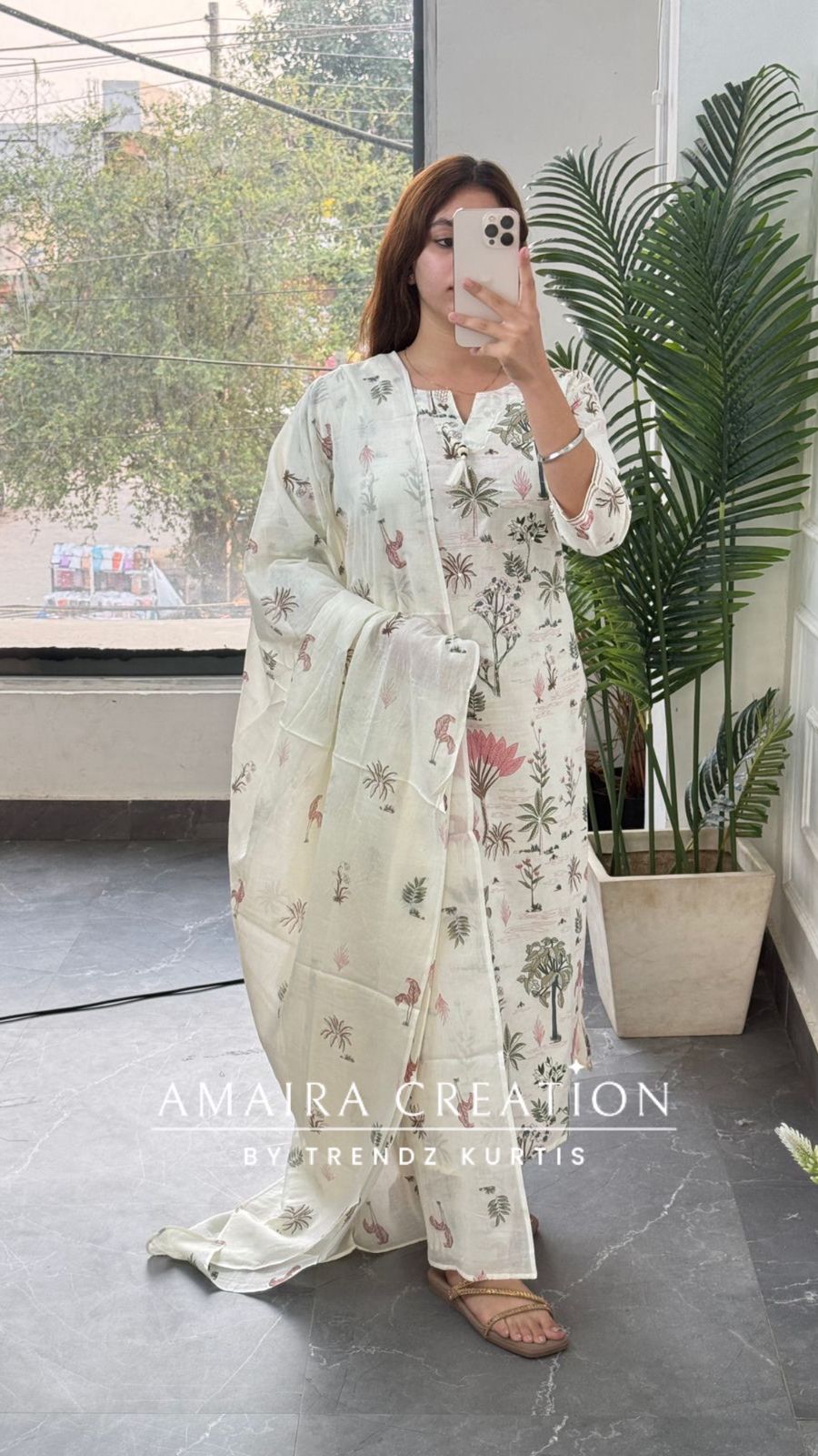 Safar (Cream Pink Colour)