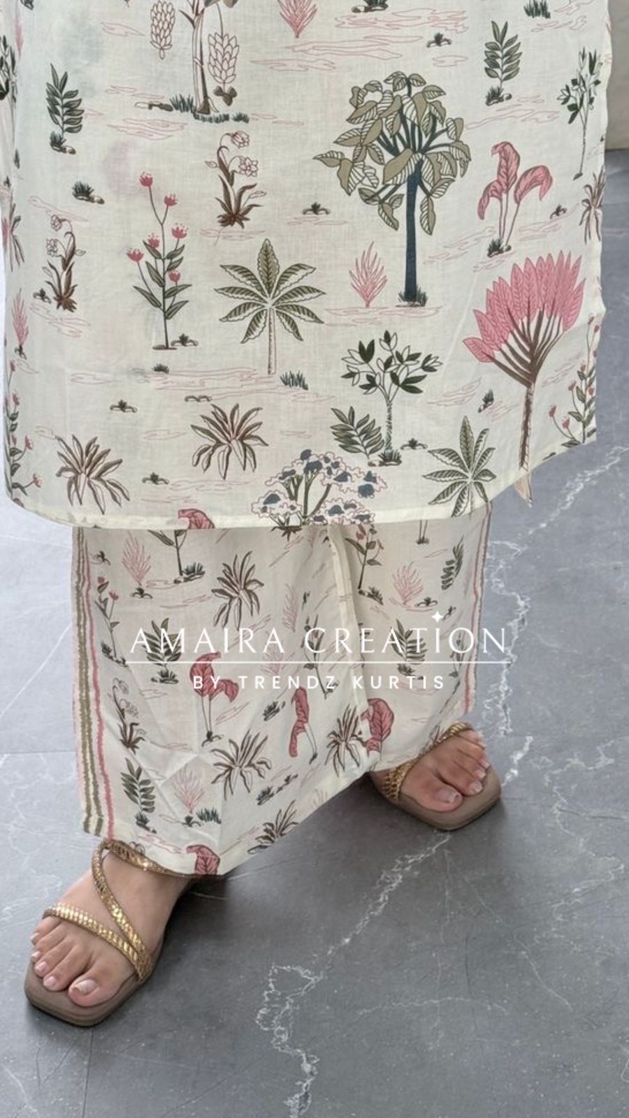 Safar (Cream Pink Colour)