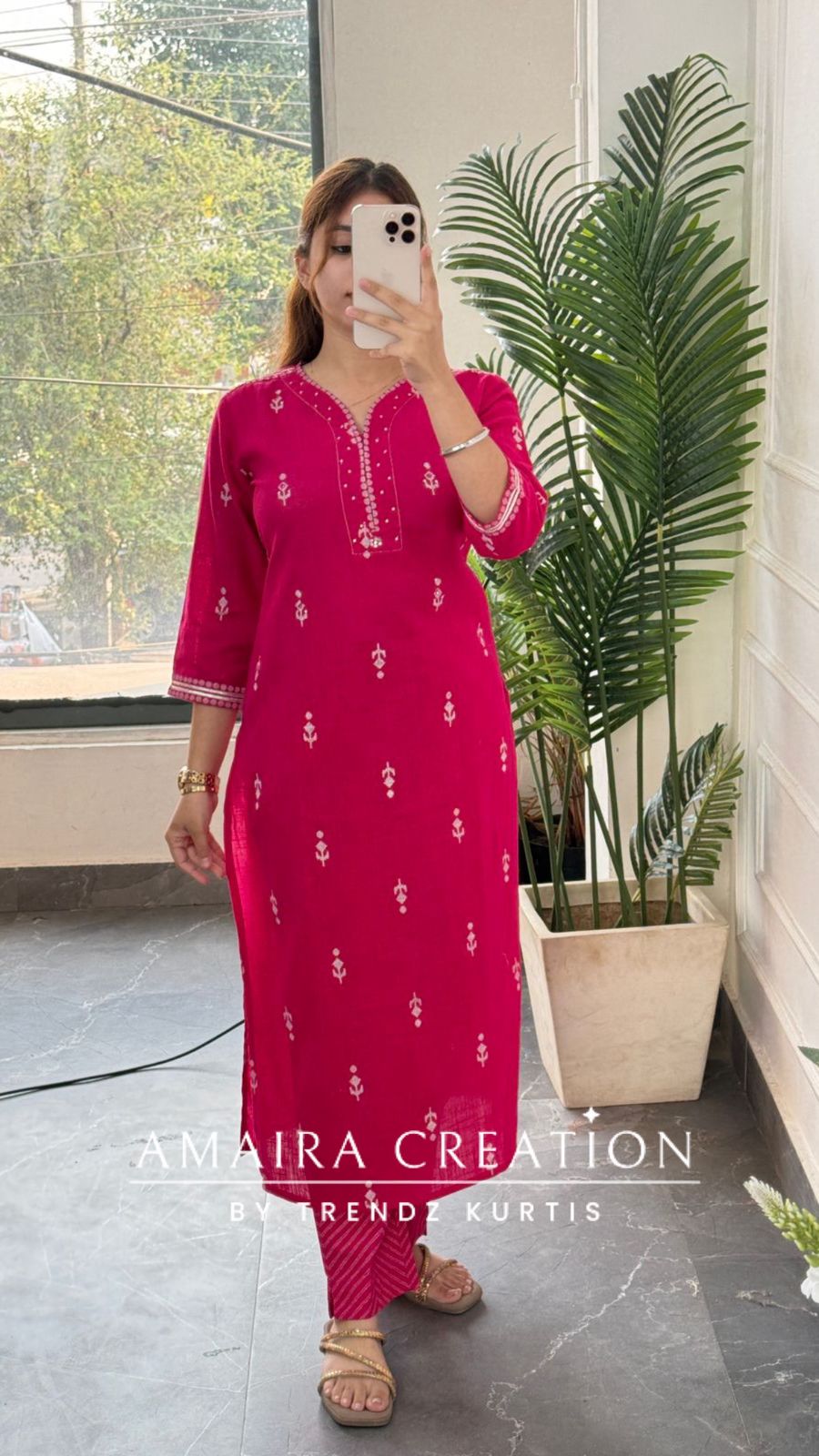 Afsaneh (Magenta Colour)