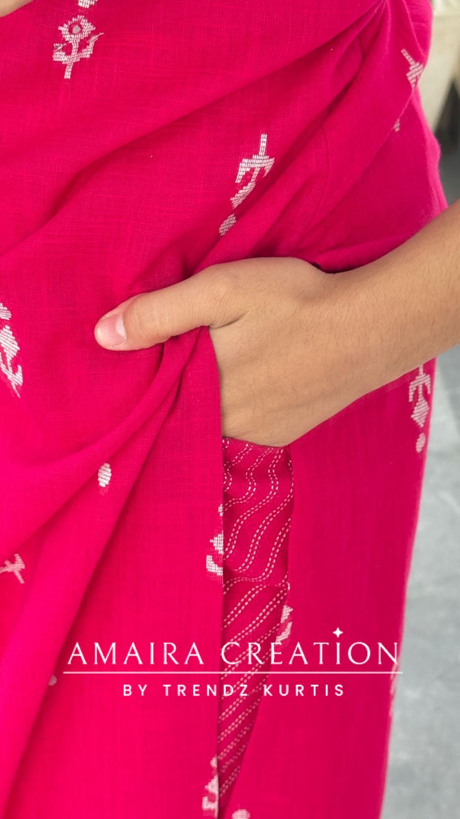 Afsaneh (Magenta Colour)