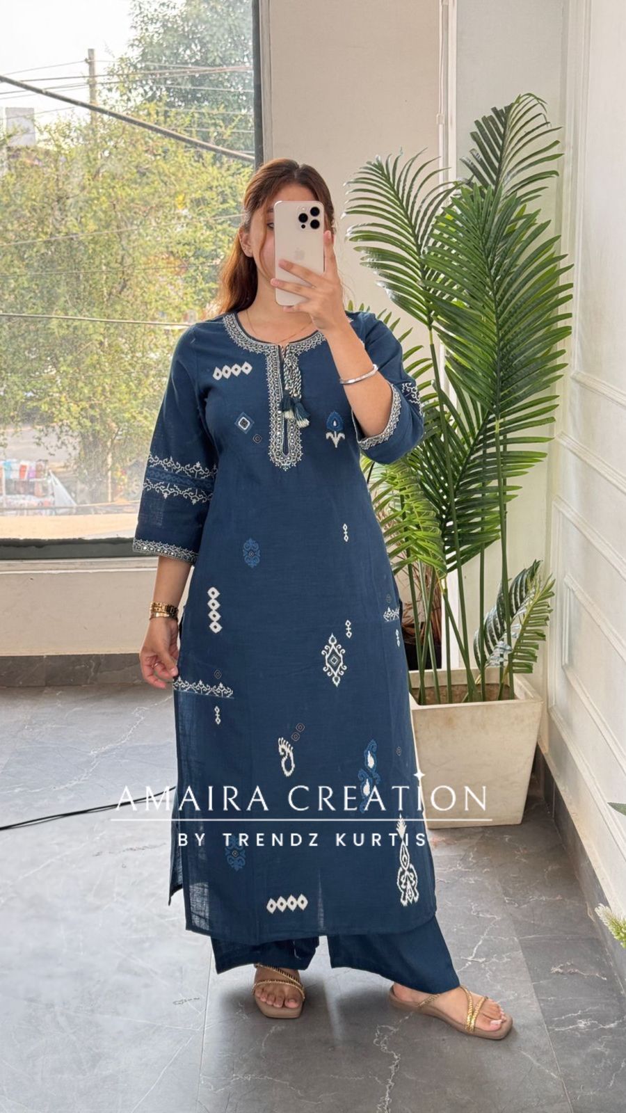 Kiran (Teal blue colour)