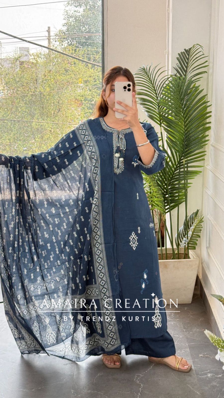 Kiran (Teal blue colour)