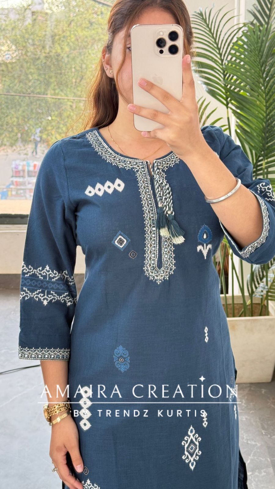Kiran (Teal blue colour)