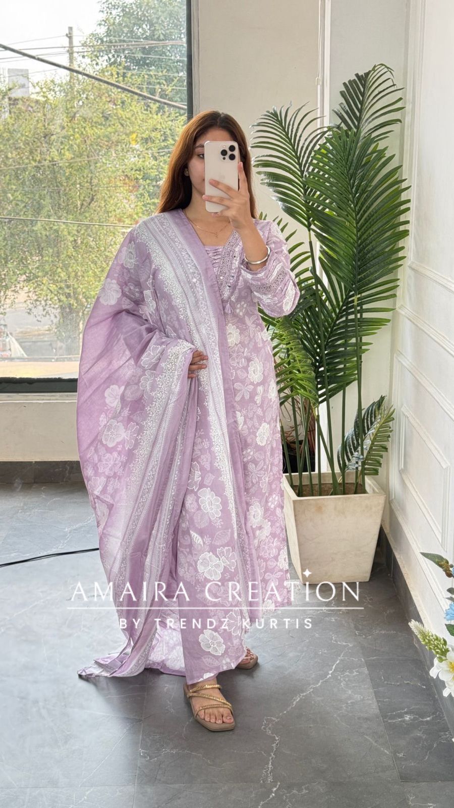 Nilofer(Mauve colour)