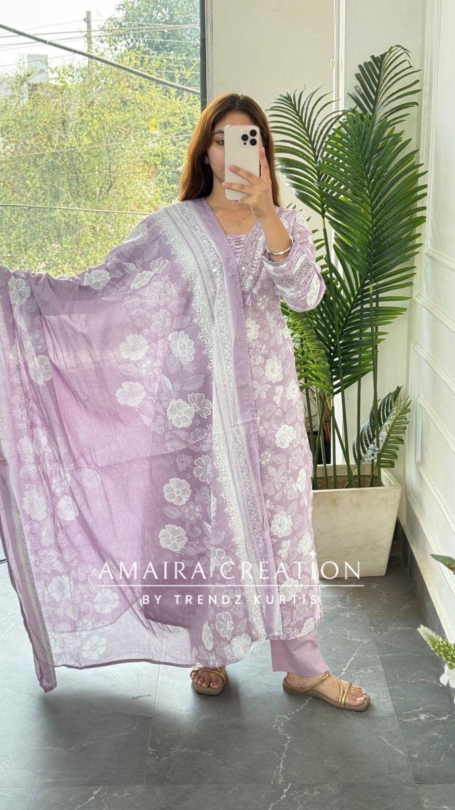 Nilofer(Mauve colour)