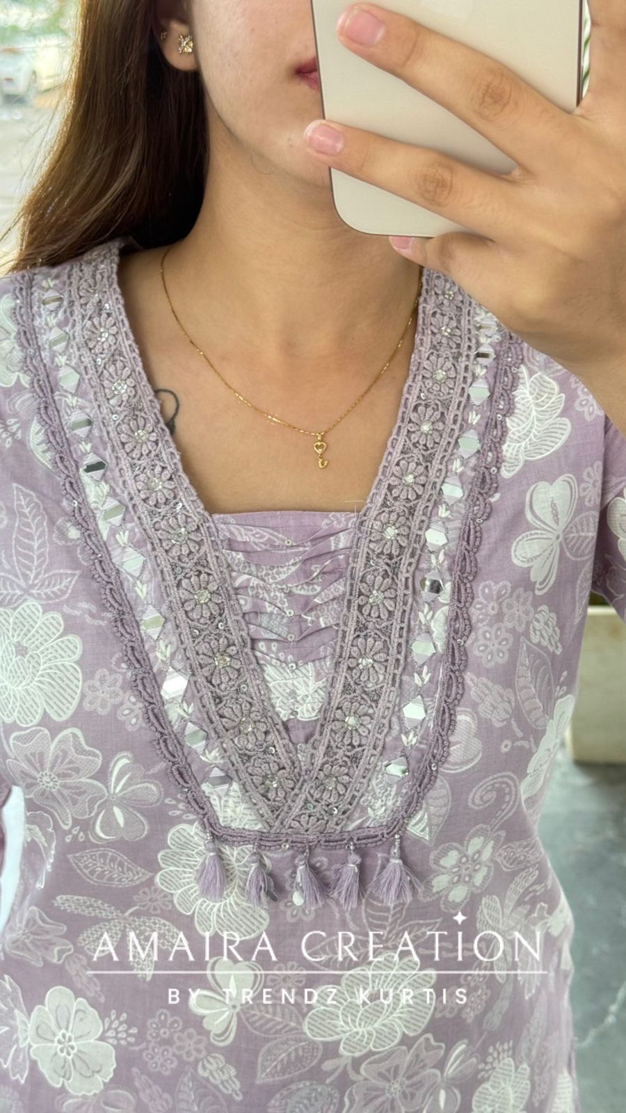Nilofer(Mauve colour)