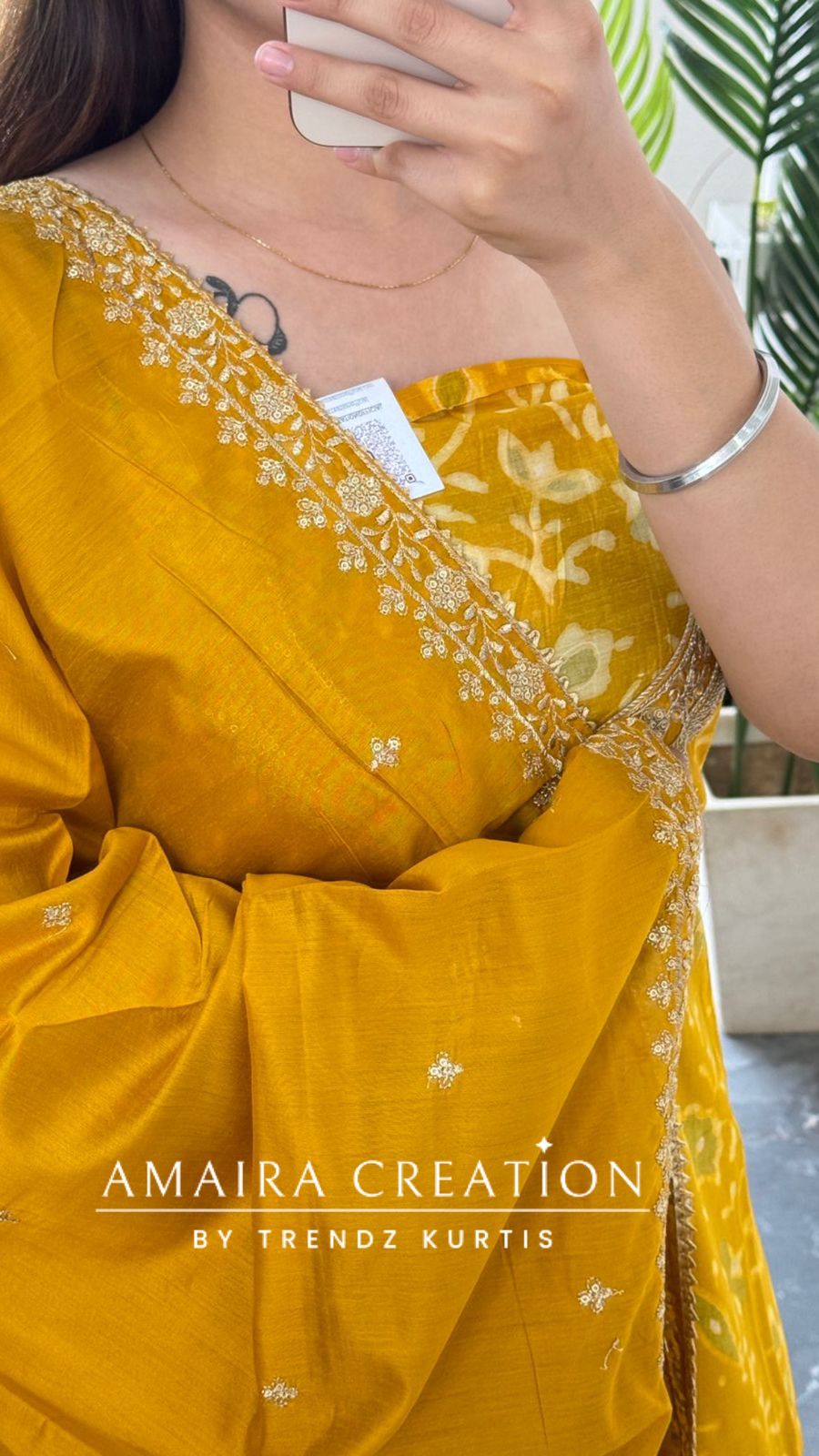 Premium Muslin Fabric Mustard Colour Unstitched Suit