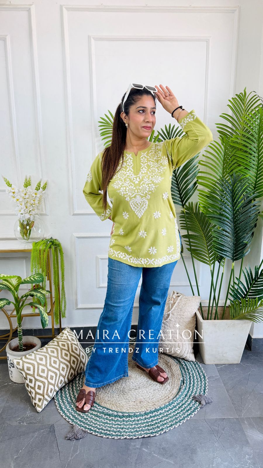 Daur (Mint Green Colour)