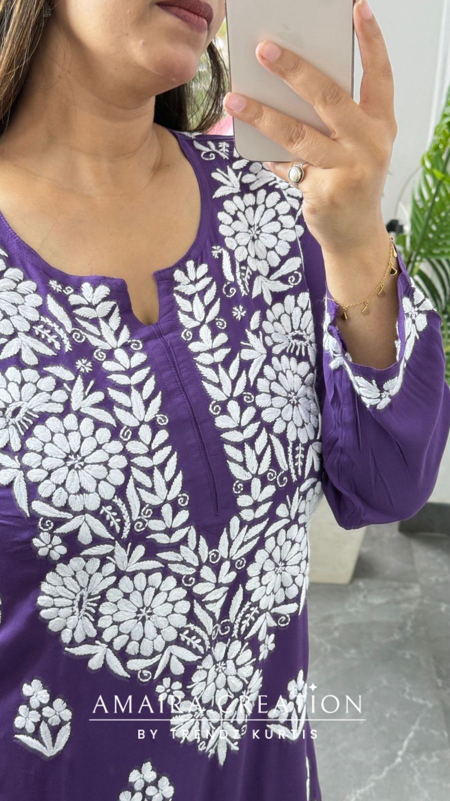 Aasmani (Purple Colour)
