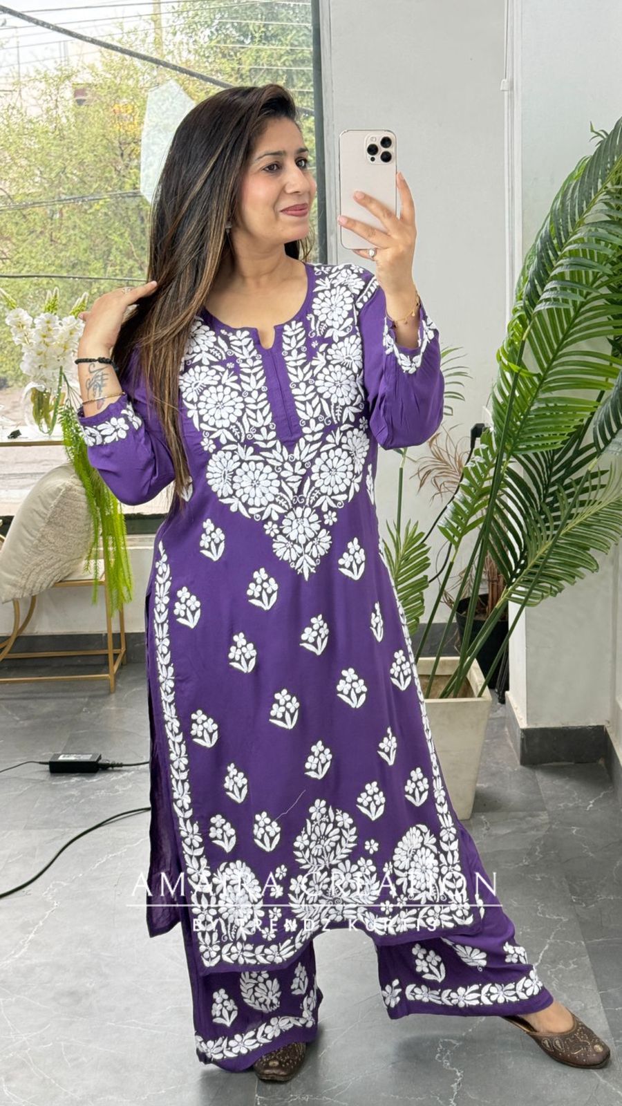 Aasmani (Purple Colour)
