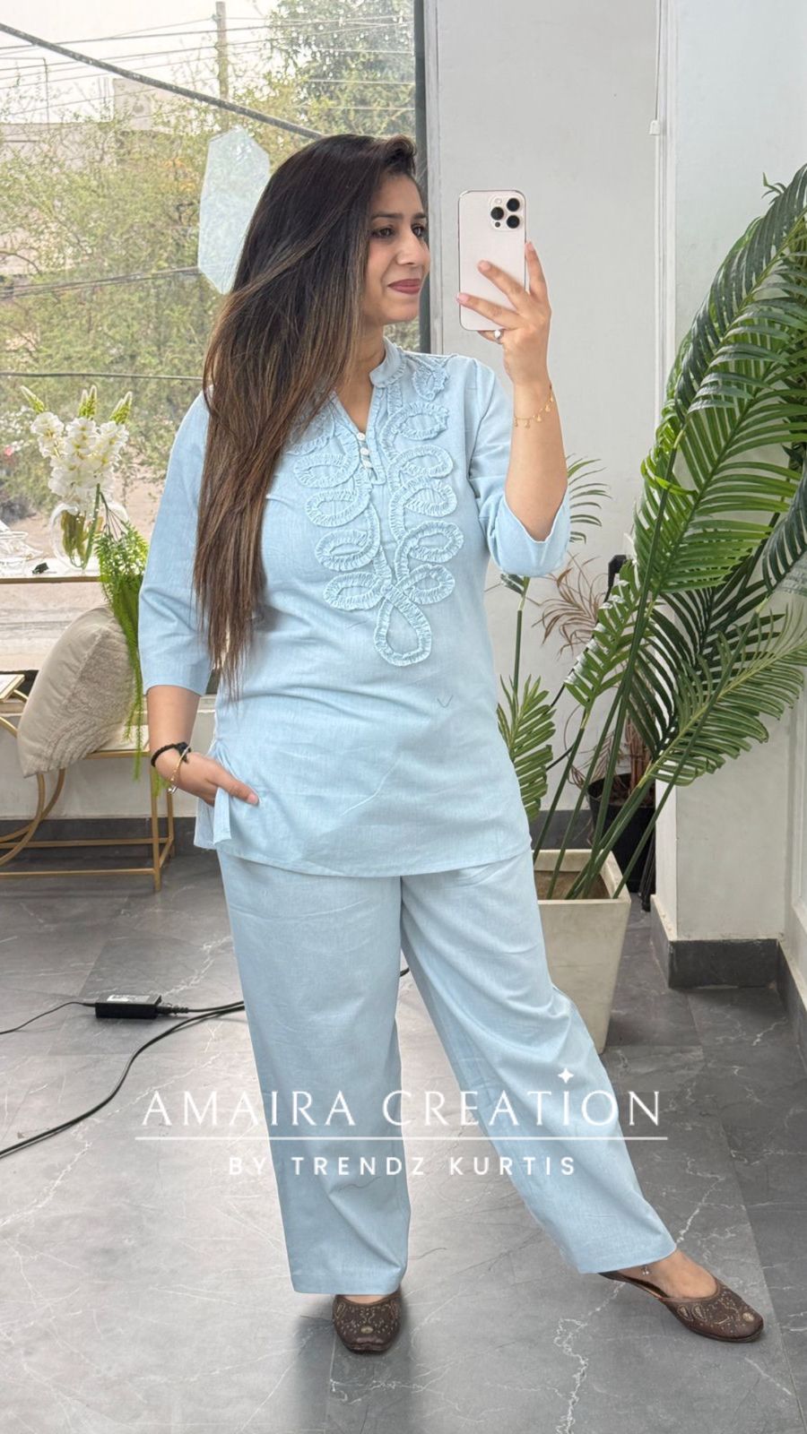 Gaya (Light Sky Blue Colour)