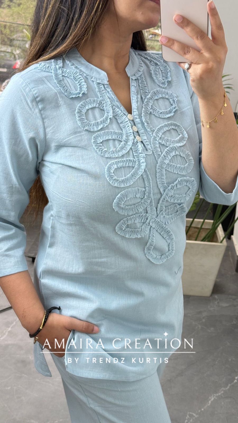 Gaya (Light Sky Blue Colour)