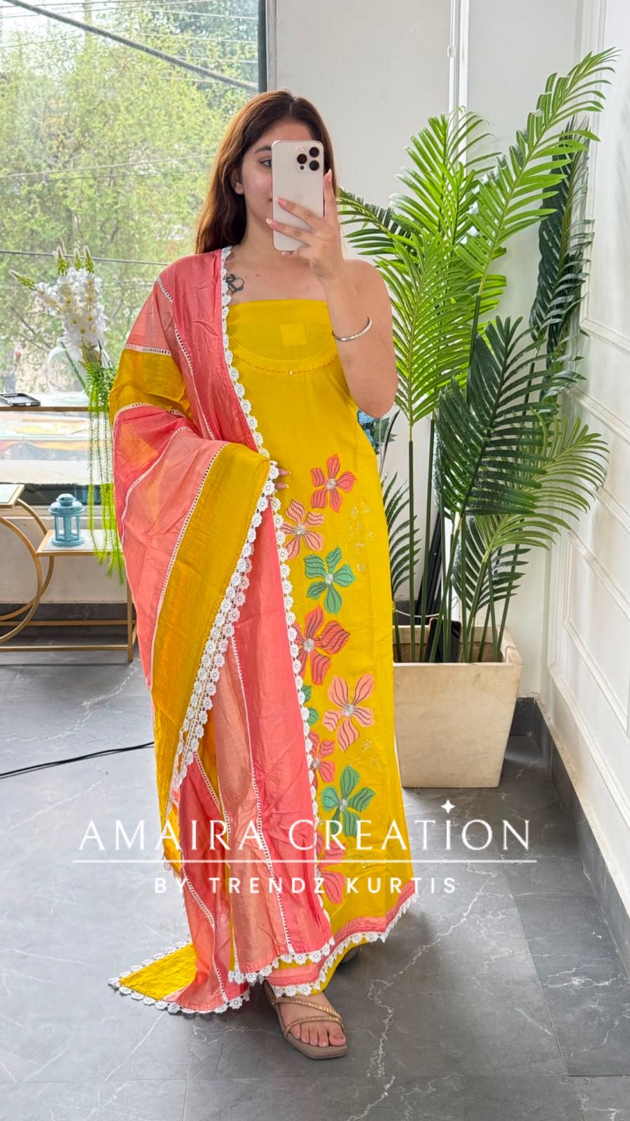 Premium Reyon Mustard Colour Multi Thread Embroidery Unstitched Suit With Beautiful Dupatta