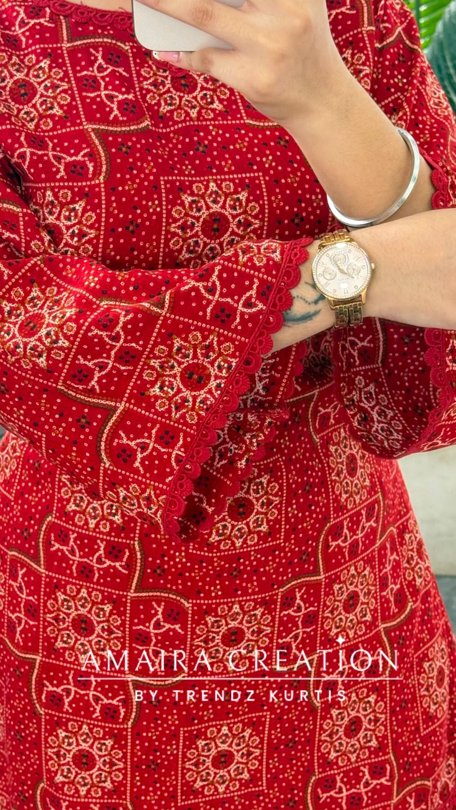 Nizam (Burgandy colour) (Back Side Dori Pattern)