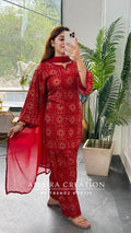 Nizam (Burgandy colour) (Back Side Dori Pattern)