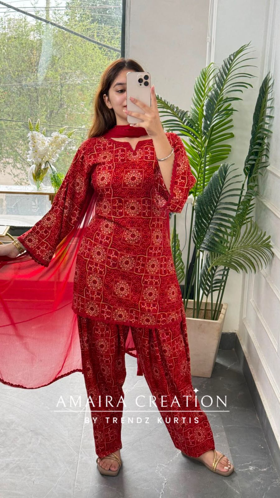 Nizam (Burgandy colour) (Back Side Dori Pattern)