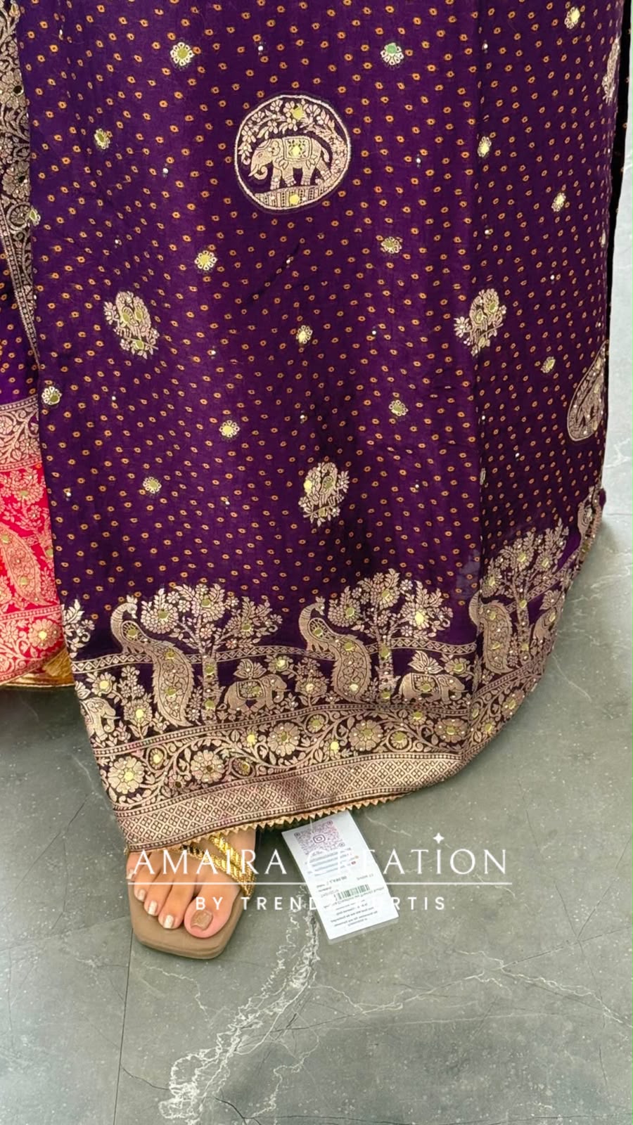 Premium Silk Purple Colour Unstitched Suit With Beautiful Dual Shade Banarasi Silk Dupatta
