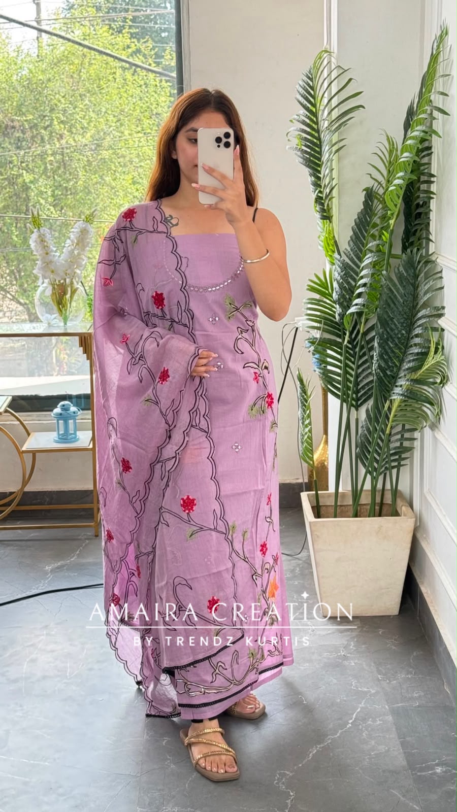 Premium cotton Unstitch Suit With Cotton Embroidered Dupatta