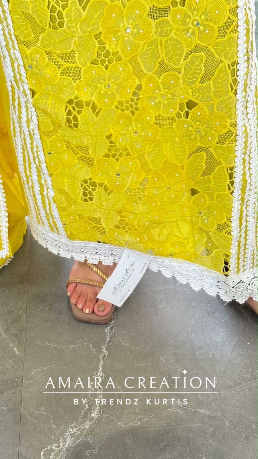 Premium Mul Chanderi Yellow Colour Jaal Work Unstitched Suit