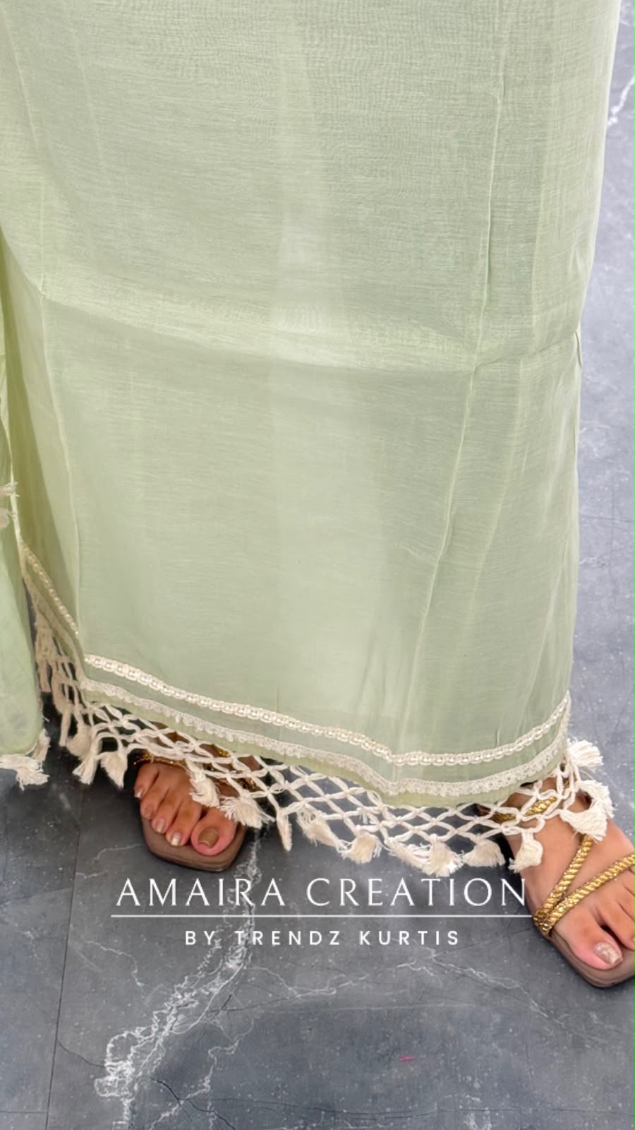 Premium Mul Chanderi Green Colour Beautiful Mirror Work Unstitched Suit