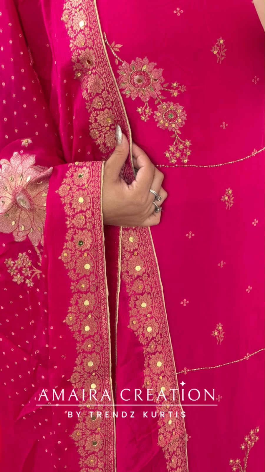Premium Silk Magenta Colour Unstitch Suit With Full Heavy Silk Dupatta