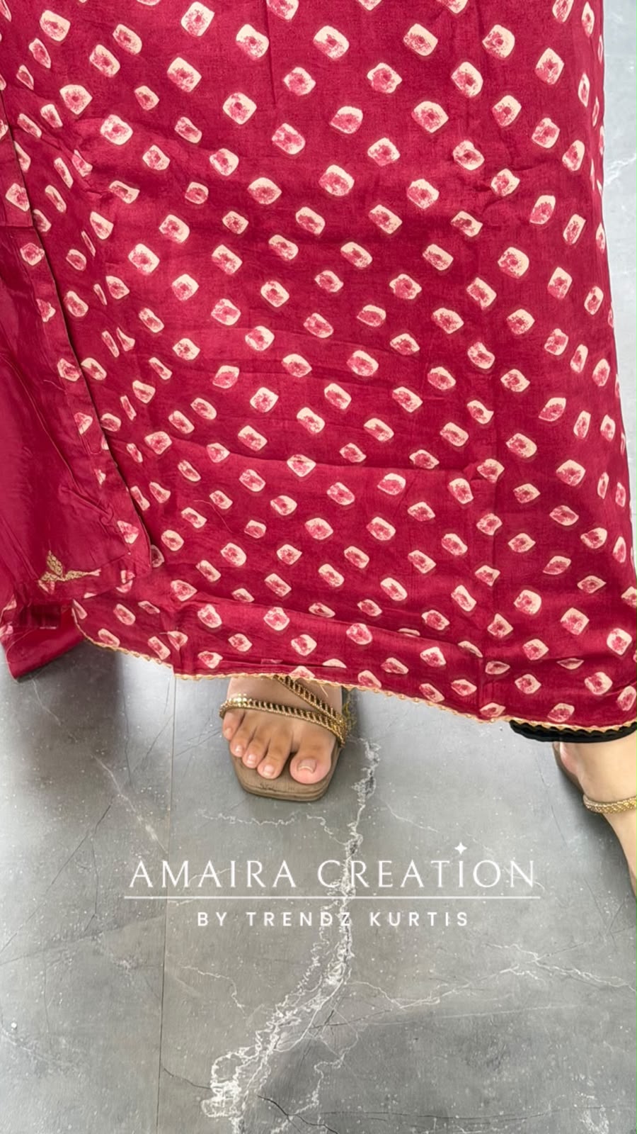 Premium Glaze Cotton Bandhez Print Unstitch Suit