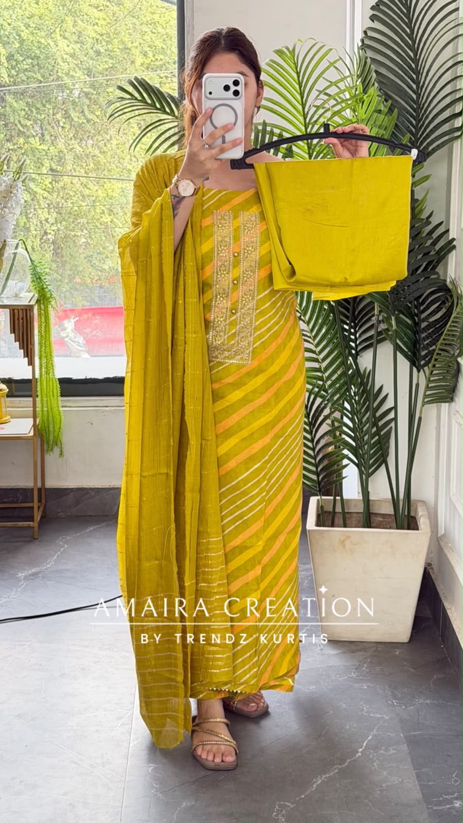 Premium Glaze Cotton Green Colour Unstitch Suit