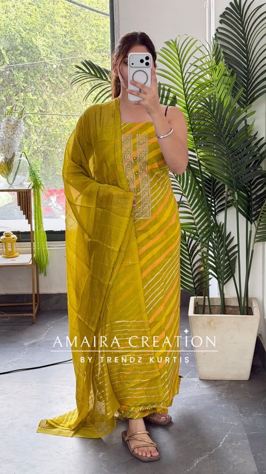 Premium Glaze Cotton Green Colour Unstitch Suit