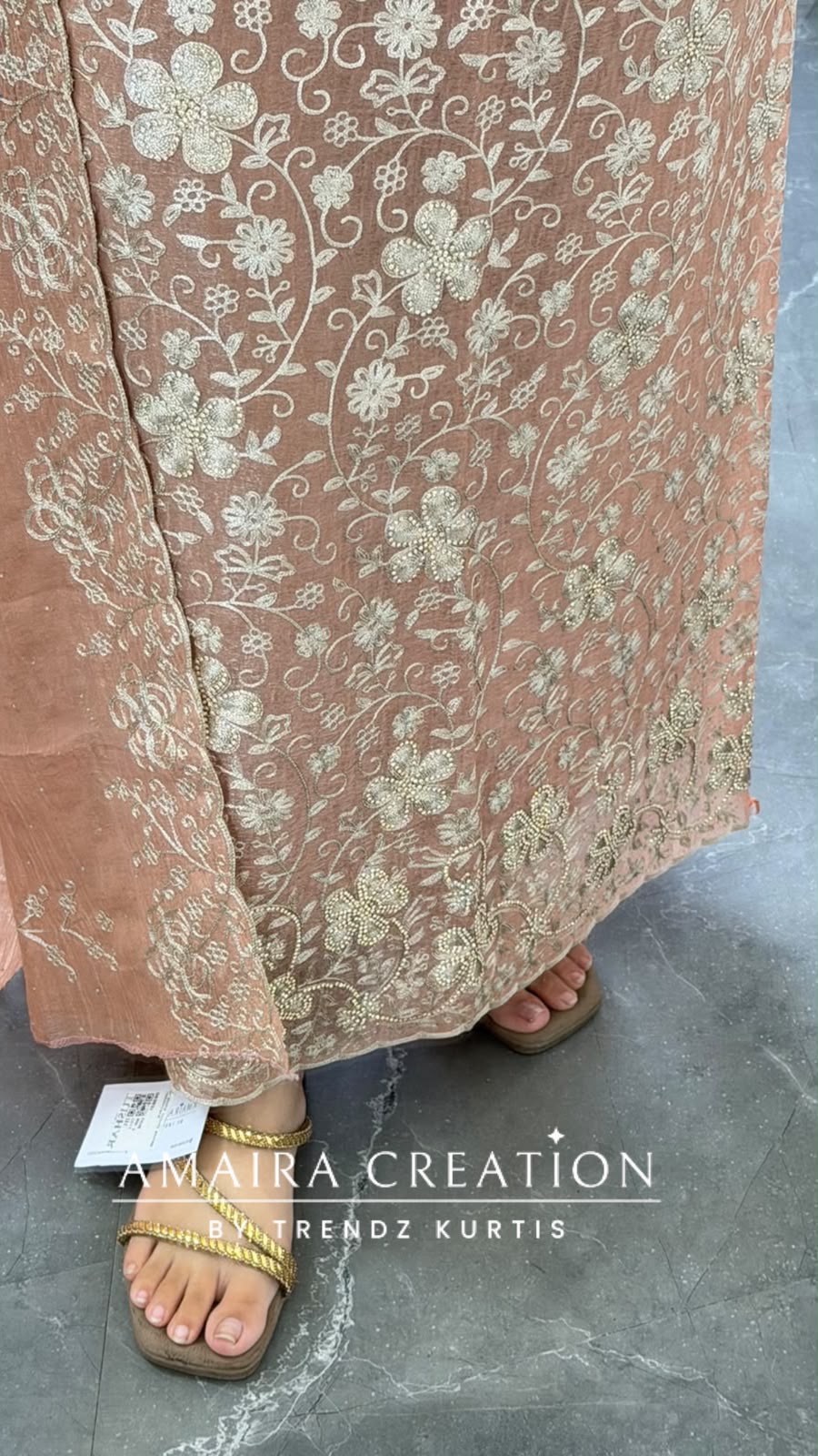 Premium Fendi Peach Colour Unstitch Suit