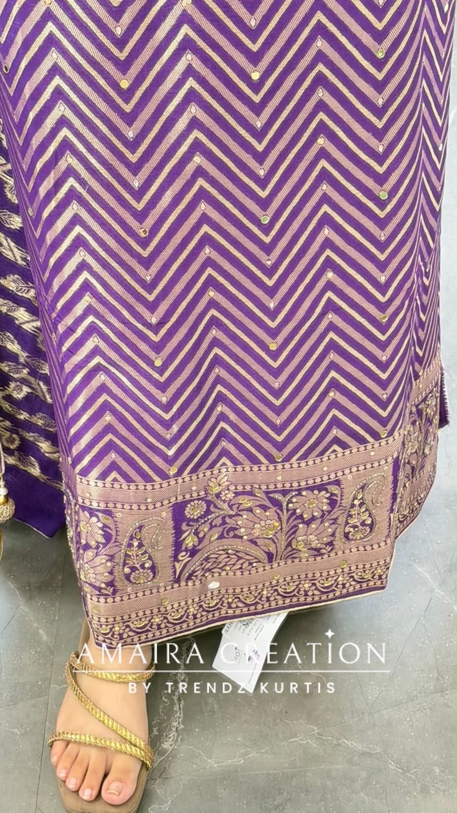 Premium Banarasi Silk Purple Colour Unstitch Suit Rs 2650